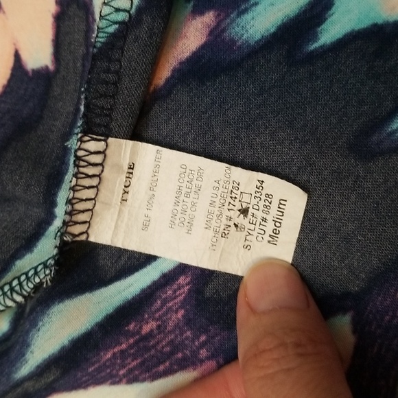 Tyche Colorful Abstract Shift Mini Dress - Picture 7 of 7